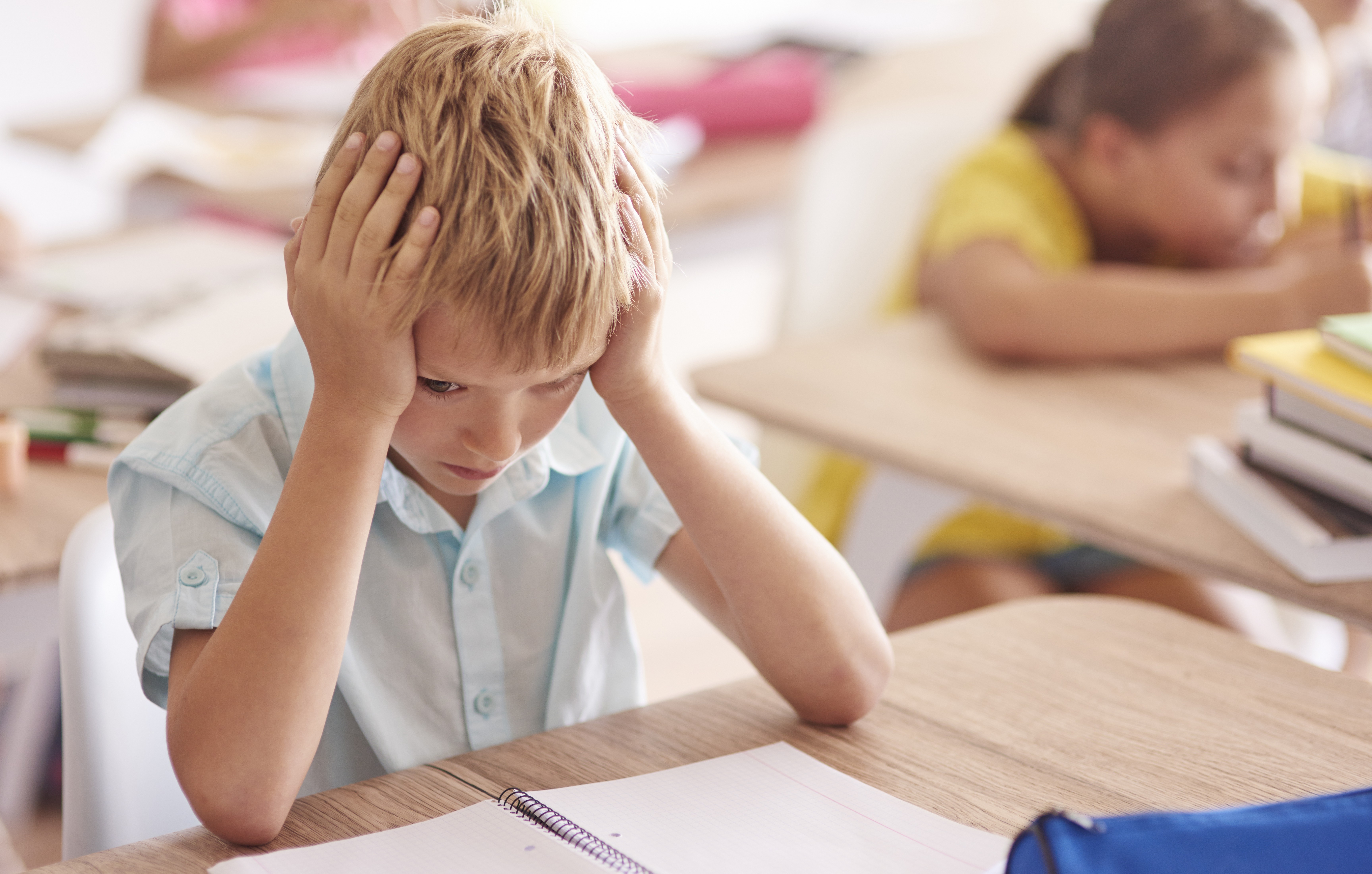 frustrated student