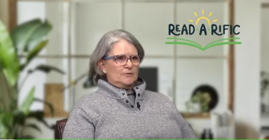 Still from a Read-A-Rific testimonial video